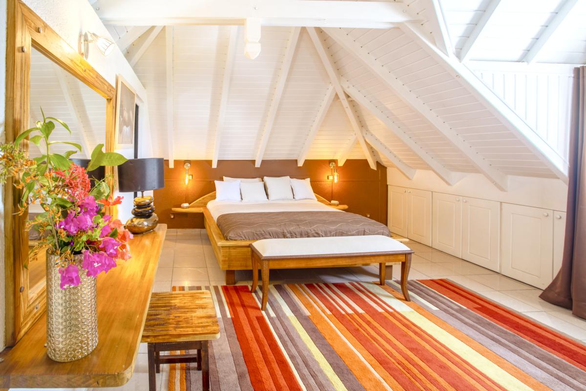 19.Location villa piscine vue mer St François Guadeloupe_ Chambre Mezzanine